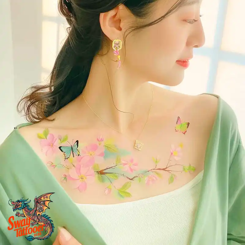 200 Cherry Blossom Tattoo Designs: Symbolism and Artistry 120 Cherry Blossom Tattoo