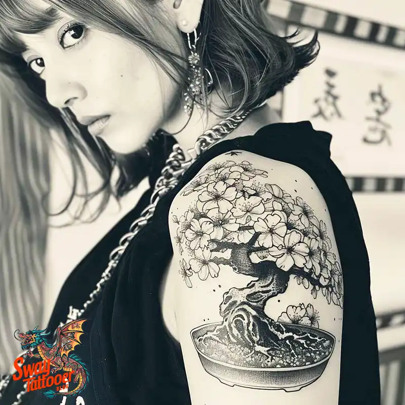 200 Cherry Blossom Tattoo Designs: Symbolism and Artistry 118 Cherry Blossom Tattoo