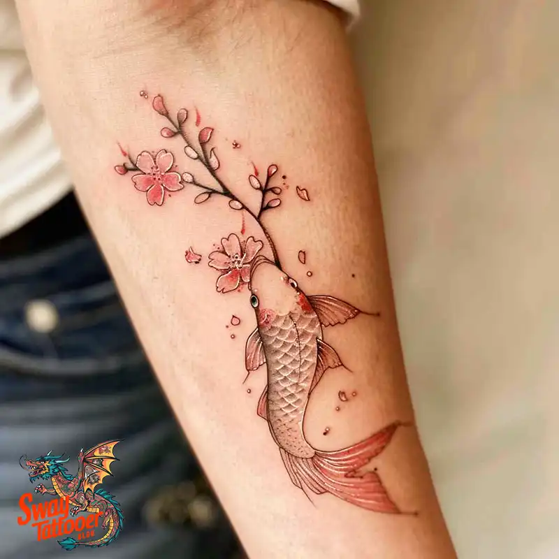 200 Cherry Blossom Tattoo Designs: Symbolism and Artistry 178 Cherry Blossom Tattoo