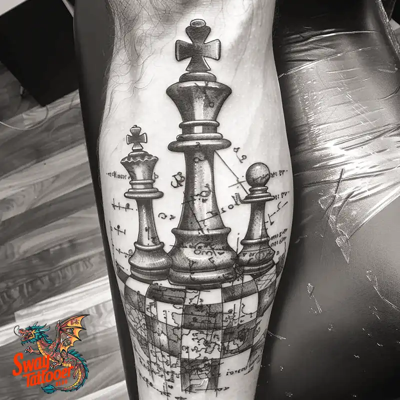100 Chess Tattoo Designs – Strategy, Symbolism & Skin Art 97 Chess Tattoo