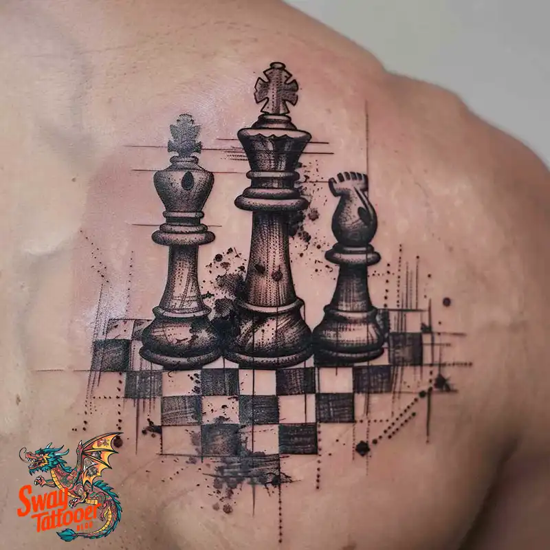 100 Chess Tattoo Designs – Strategy, Symbolism & Skin Art 98 Chess Tattoo
