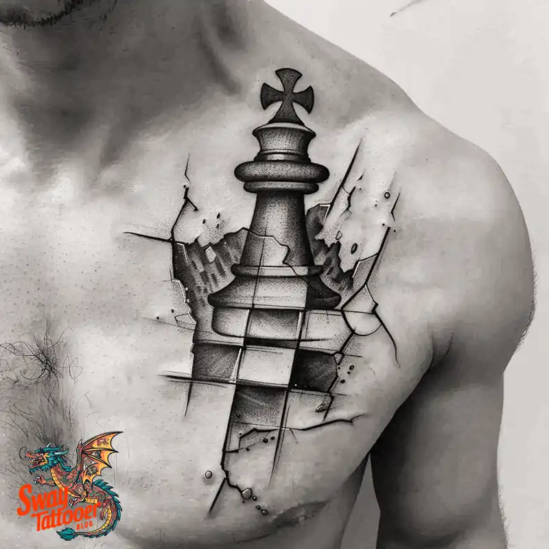 100 Chess Tattoo Designs – Strategy, Symbolism & Skin Art 87 Chess Tattoo