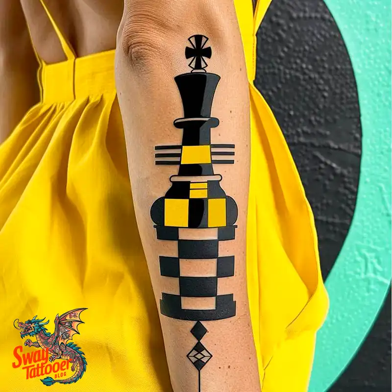 100 Chess Tattoo Designs – Strategy, Symbolism & Skin Art 78 Chess Tattoo