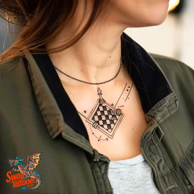 100 Chess Tattoo Designs – Strategy, Symbolism & Skin Art 49 Chess Tattoo