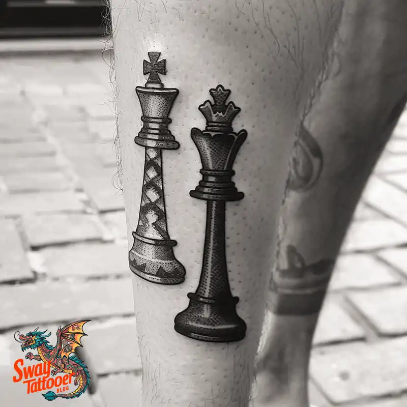 100 Chess Tattoo Designs – Strategy, Symbolism & Skin Art 92 Chess Tattoo
