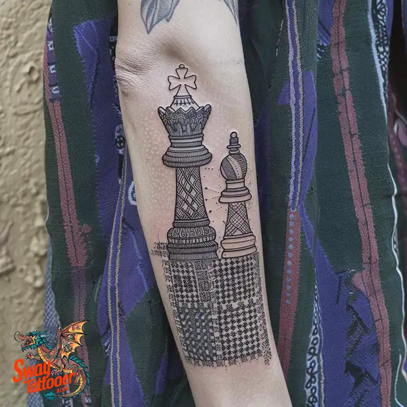 100 Chess Tattoo Designs – Strategy, Symbolism & Skin Art 19 Chess Tattoo