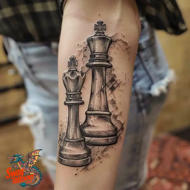 100 Chess Tattoo Designs – Strategy, Symbolism & Skin Art 18 Chess Tattoo