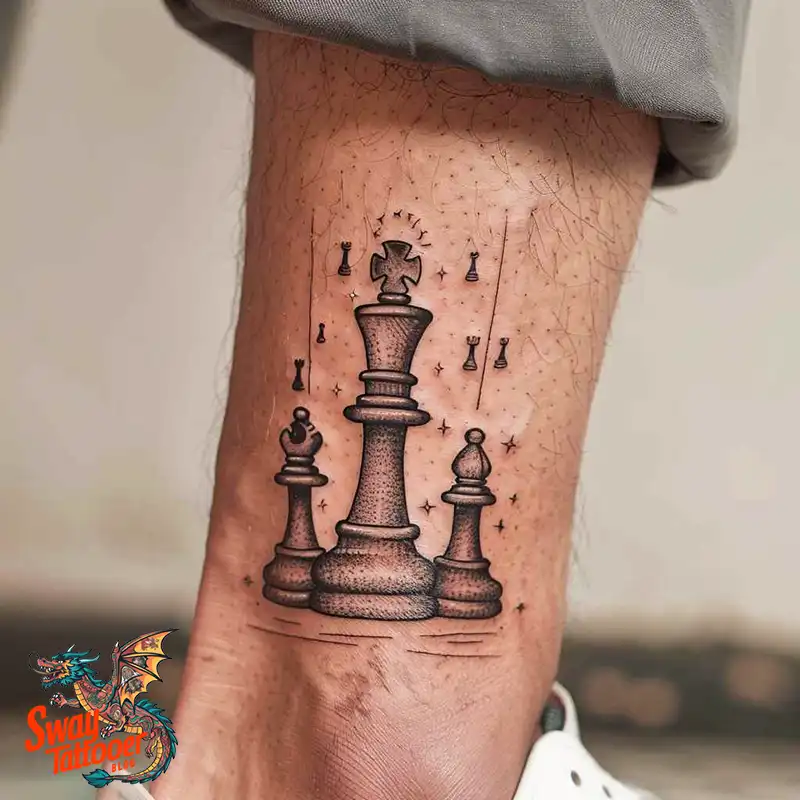 100 Chess Tattoo Designs – Strategy, Symbolism & Skin Art 89 Chess Tattoo