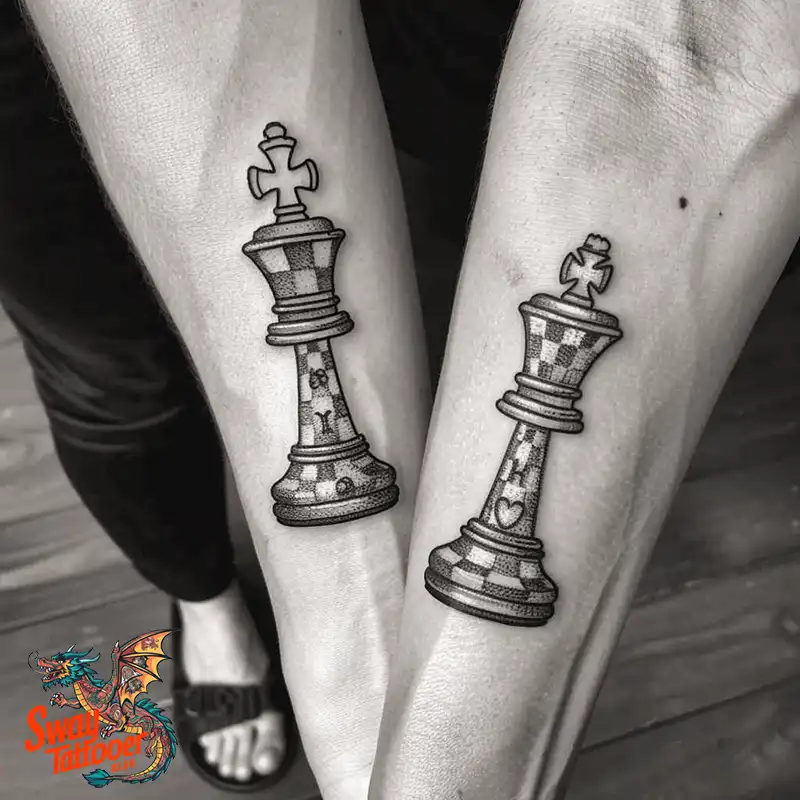 100 Chess Tattoo Designs – Strategy, Symbolism & Skin Art 8 Chess Tattoo