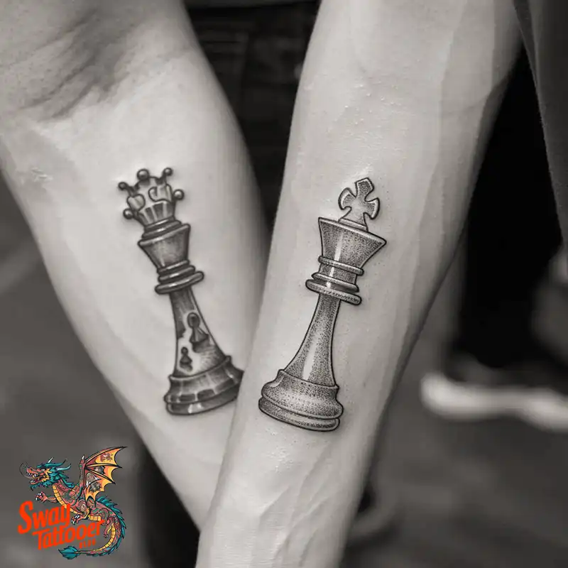 100 Chess Tattoo Designs – Strategy, Symbolism & Skin Art 6 Chess Tattoo