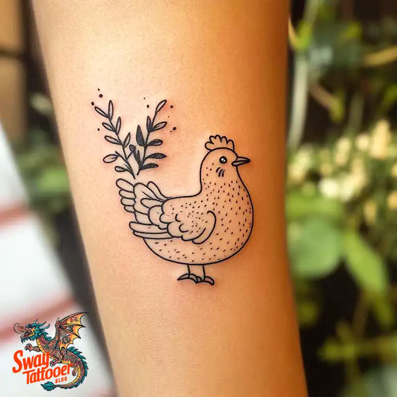 100 Chicken Tattoo Designs: Cluck-Worthy Ink Trends 74 Chicken Tattoo