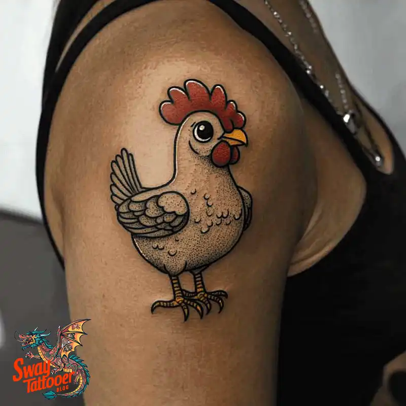 100 Chicken Tattoo Designs: Cluck-Worthy Ink Trends 69 Chicken Tattoo