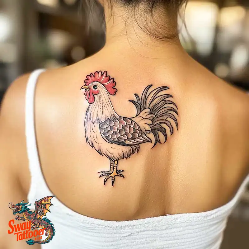 100 Chicken Tattoo Designs: Cluck-Worthy Ink Trends 65 Chicken Tattoo