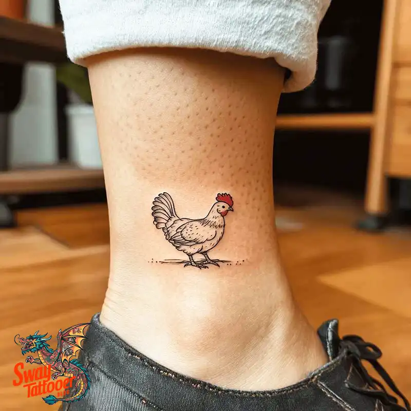 100 Chicken Tattoo Designs: Cluck-Worthy Ink Trends 60 Chicken Tattoo