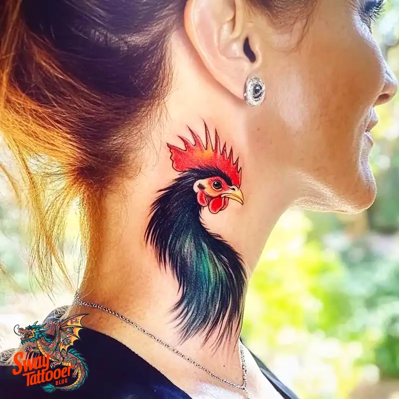 100 Chicken Tattoo Designs: Cluck-Worthy Ink Trends 57 Chicken Tattoo