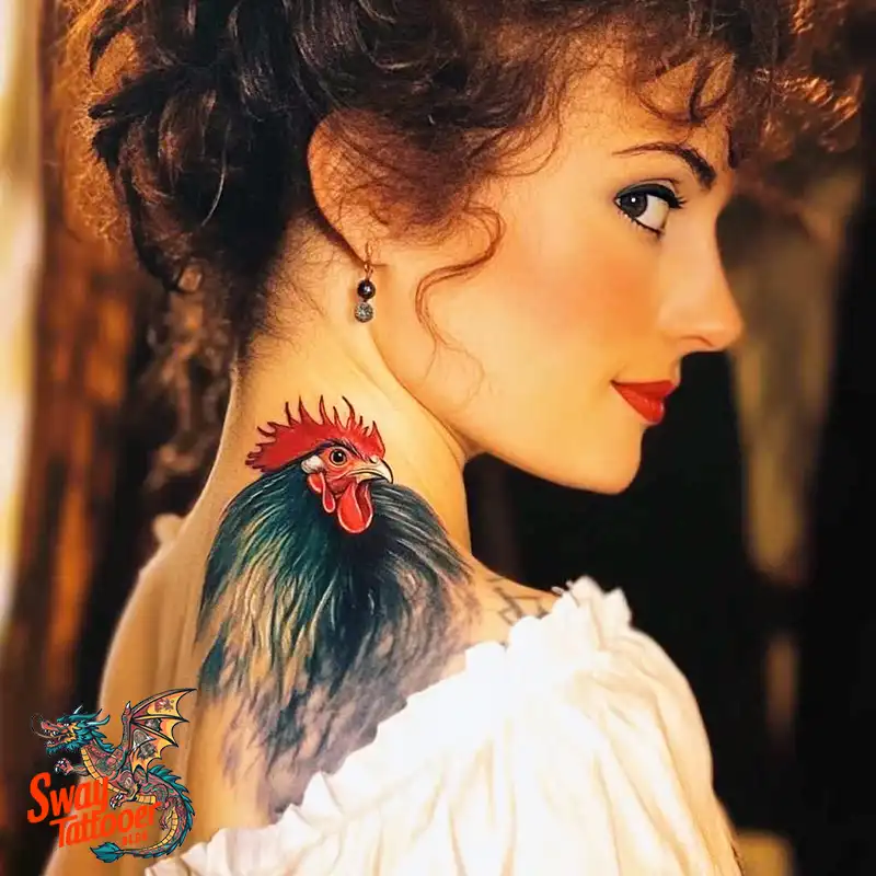 100 Chicken Tattoo Designs: Cluck-Worthy Ink Trends 55 Chicken Tattoo
