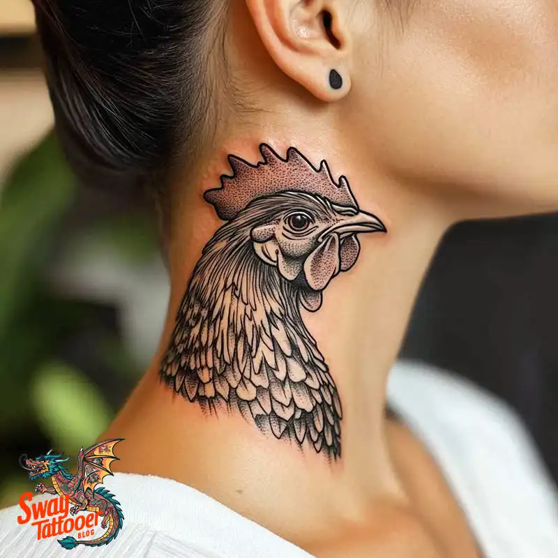 100 Chicken Tattoo Designs: Cluck-Worthy Ink Trends 49 Chicken Tattoo