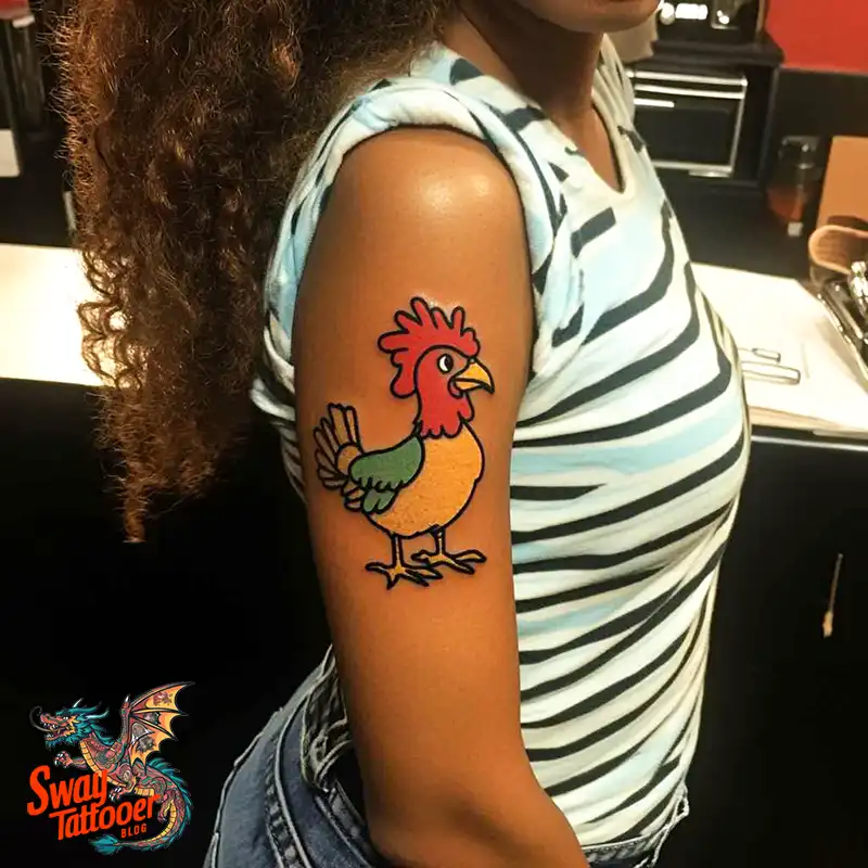 100 Chicken Tattoo Designs: Cluck-Worthy Ink Trends 52 Chicken Tattoo