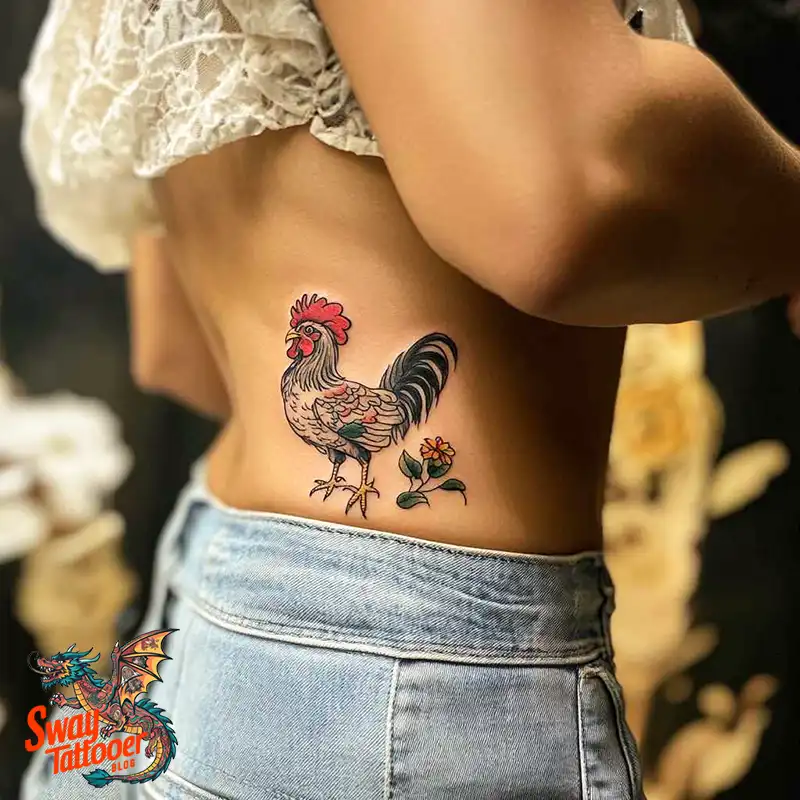 100 Chicken Tattoo Designs: Cluck-Worthy Ink Trends 47 Chicken Tattoo
