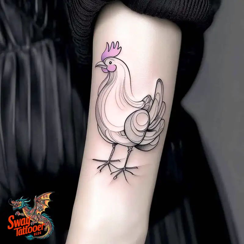 100 Chicken Tattoo Designs: Cluck-Worthy Ink Trends 46 Chicken Tattoo