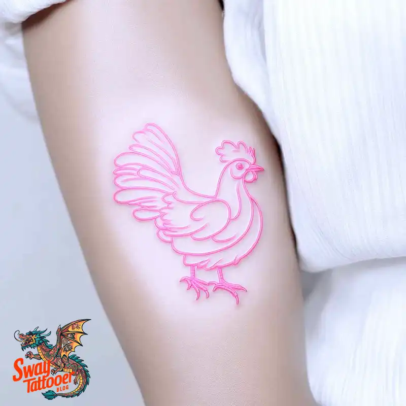 100 Chicken Tattoo Designs: Cluck-Worthy Ink Trends 45 Chicken Tattoo