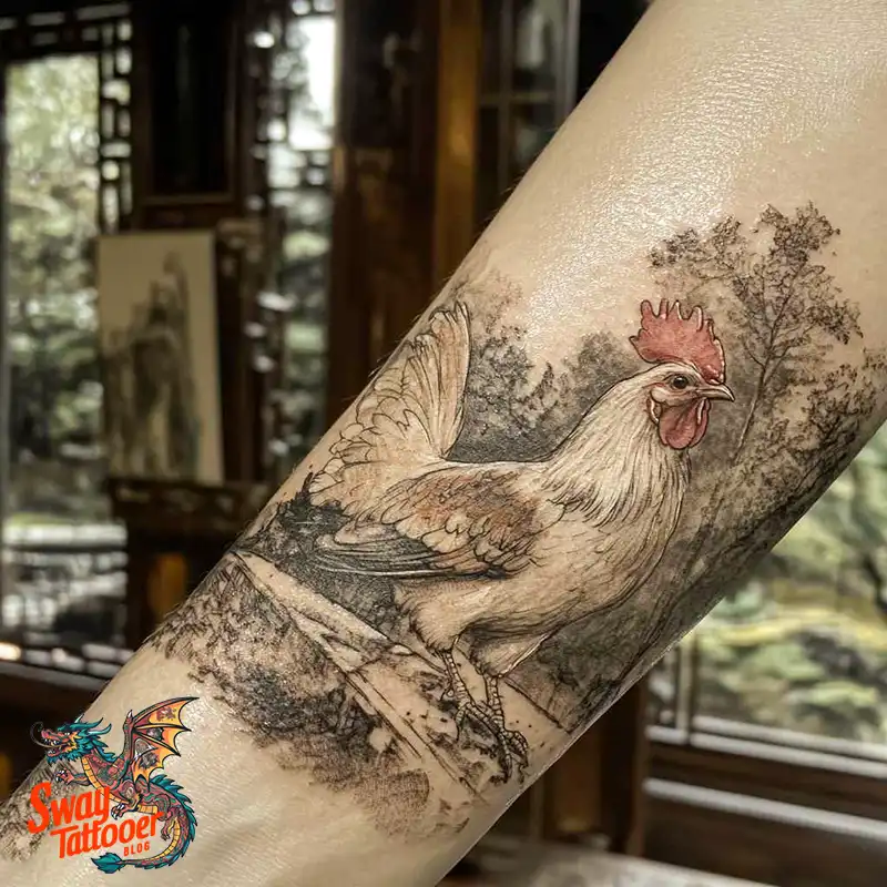 100 Chicken Tattoo Designs: Cluck-Worthy Ink Trends 42 Chicken Tattoo