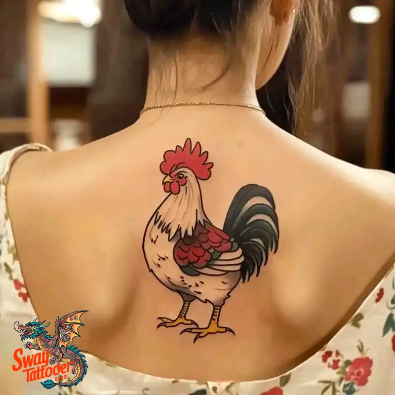 100 Chicken Tattoo Designs: Cluck-Worthy Ink Trends 36 Chicken Tattoo