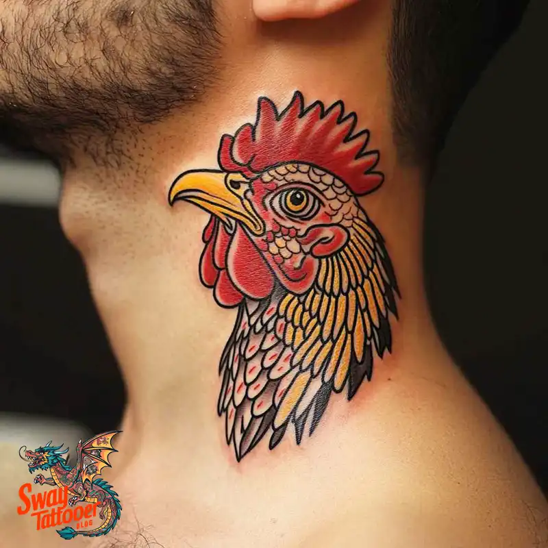 100 Chicken Tattoo Designs: Cluck-Worthy Ink Trends 84 Chicken Tattoo