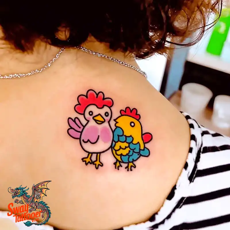 100 Chicken Tattoo Designs: Cluck-Worthy Ink Trends 32 Chicken Tattoo