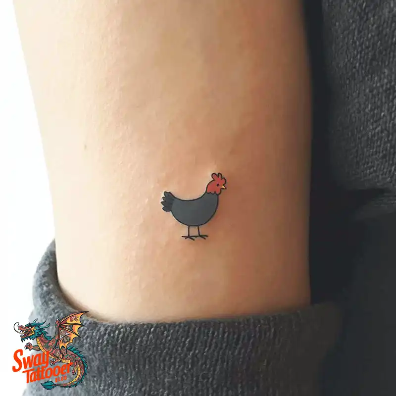 100 Chicken Tattoo Designs: Cluck-Worthy Ink Trends 26 Chicken Tattoo