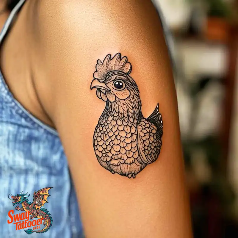100 Chicken Tattoo Designs: Cluck-Worthy Ink Trends 30 Chicken Tattoo