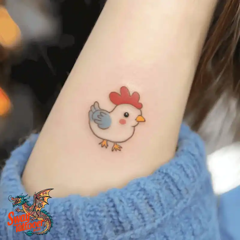 100 Chicken Tattoo Designs: Cluck-Worthy Ink Trends 22 Chicken Tattoo