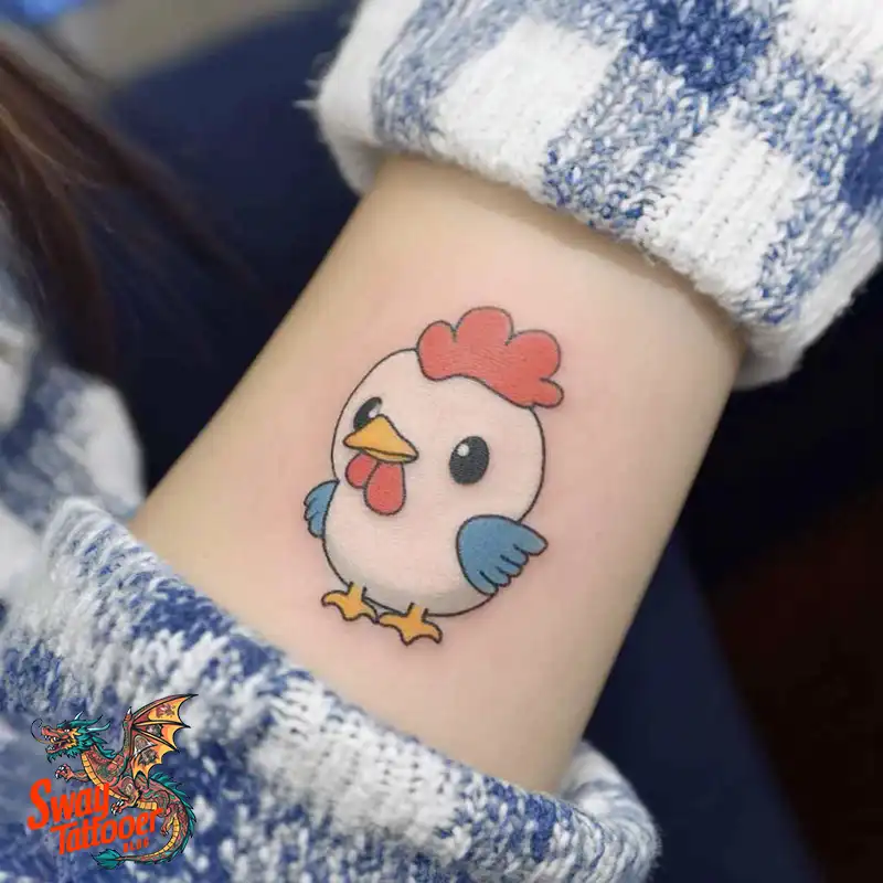 100 Chicken Tattoo Designs: Cluck-Worthy Ink Trends 19 Chicken Tattoo