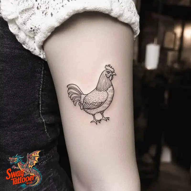 100 Chicken Tattoo Designs: Cluck-Worthy Ink Trends 10 Chicken Tattoo