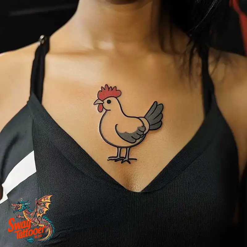 100 Chicken Tattoo Designs: Cluck-Worthy Ink Trends 7 Chicken Tattoo