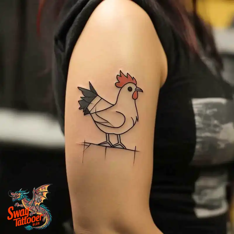 100 Chicken Tattoo Designs: Cluck-Worthy Ink Trends 6 Chicken Tattoo