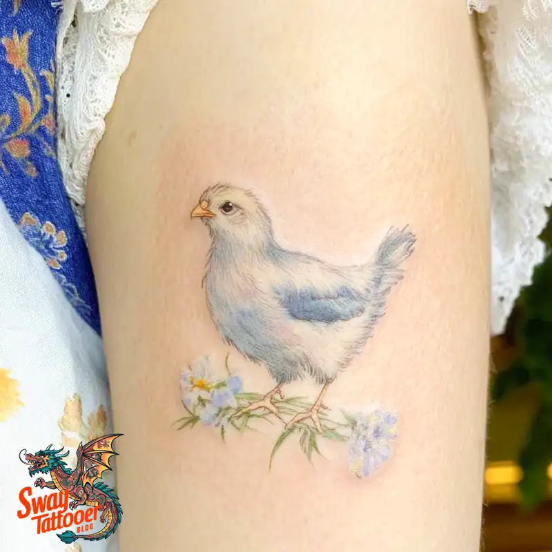 100 Chicken Tattoo Designs: Cluck-Worthy Ink Trends 4 Chicken Tattoo