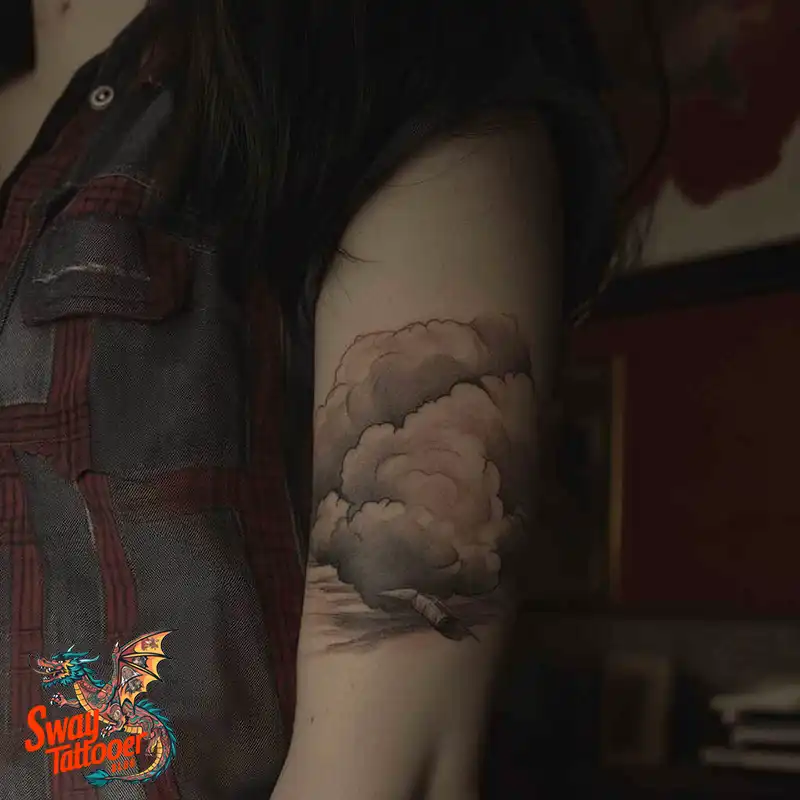 150 Cloud Tattoo Designs: Sky-Inspired Ink Ideas for You 61 cloud106