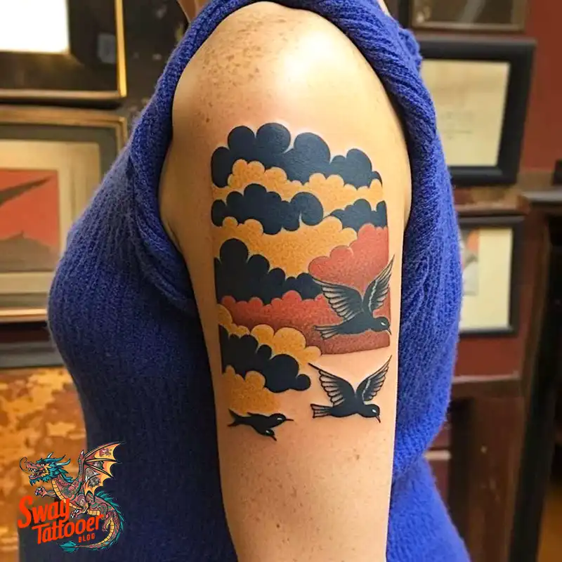 150 Cloud Tattoo Designs: Sky-Inspired Ink Ideas for You 48 cloud119