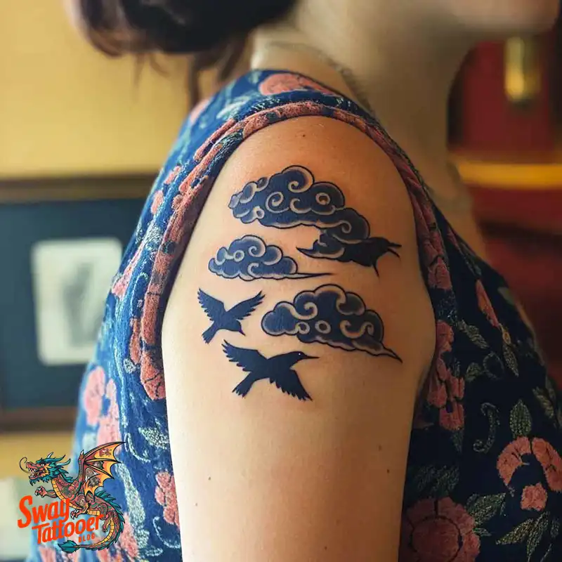 150 Cloud Tattoo Designs: Sky-Inspired Ink Ideas for You 46 cloud121
