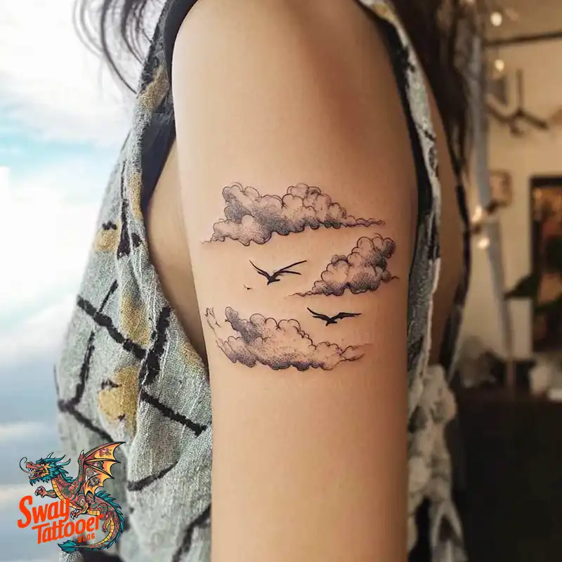 150 Cloud Tattoo Designs: Sky-Inspired Ink Ideas for You 38 cloud129