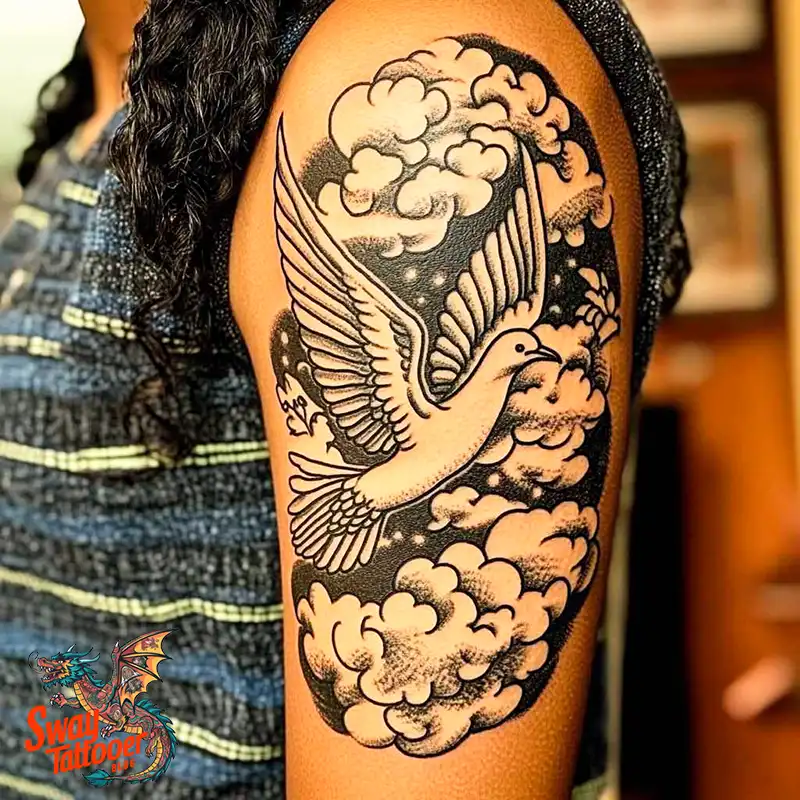 150 Cloud Tattoo Designs: Sky-Inspired Ink Ideas for You 32 cloud135