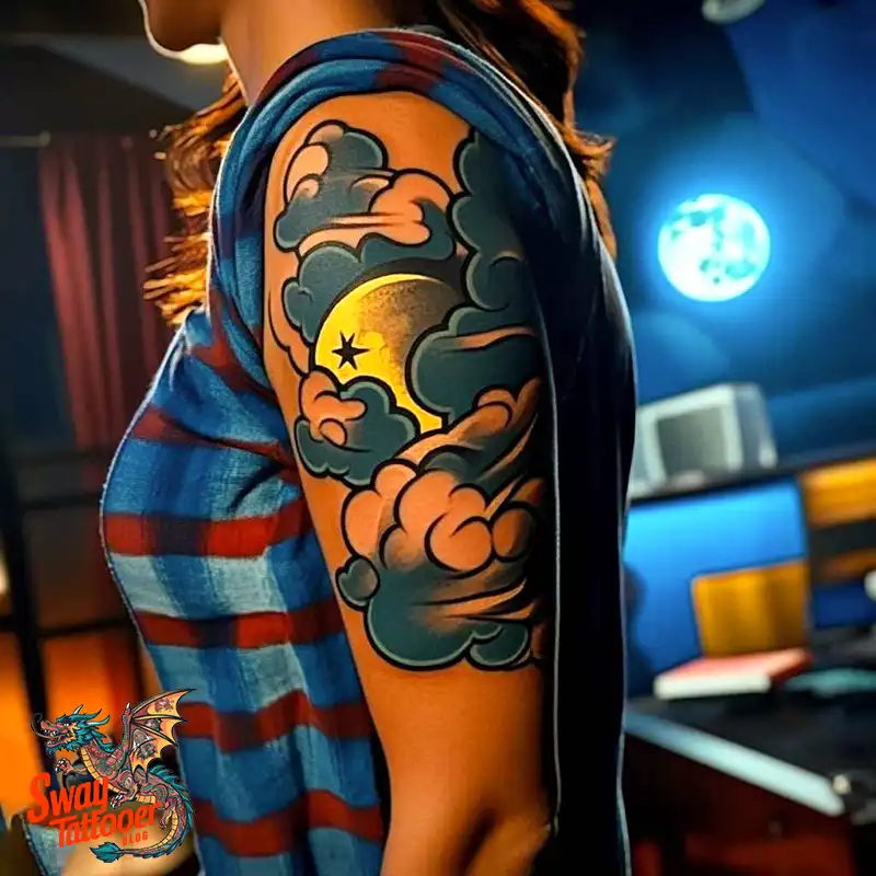 150 Cloud Tattoo Designs: Sky-Inspired Ink Ideas for You 28 cloud140