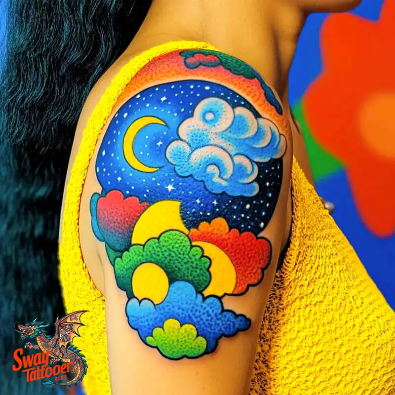 150 Cloud Tattoo Designs: Sky-Inspired Ink Ideas for You 30 cloud142