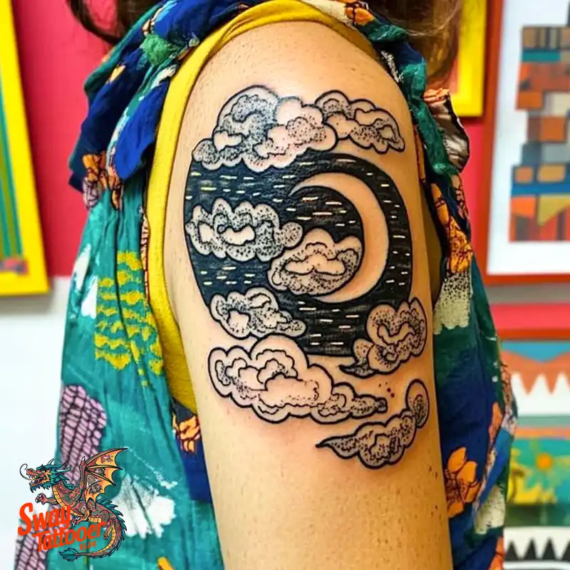 150 Cloud Tattoo Designs: Sky-Inspired Ink Ideas for You 22 cloud145