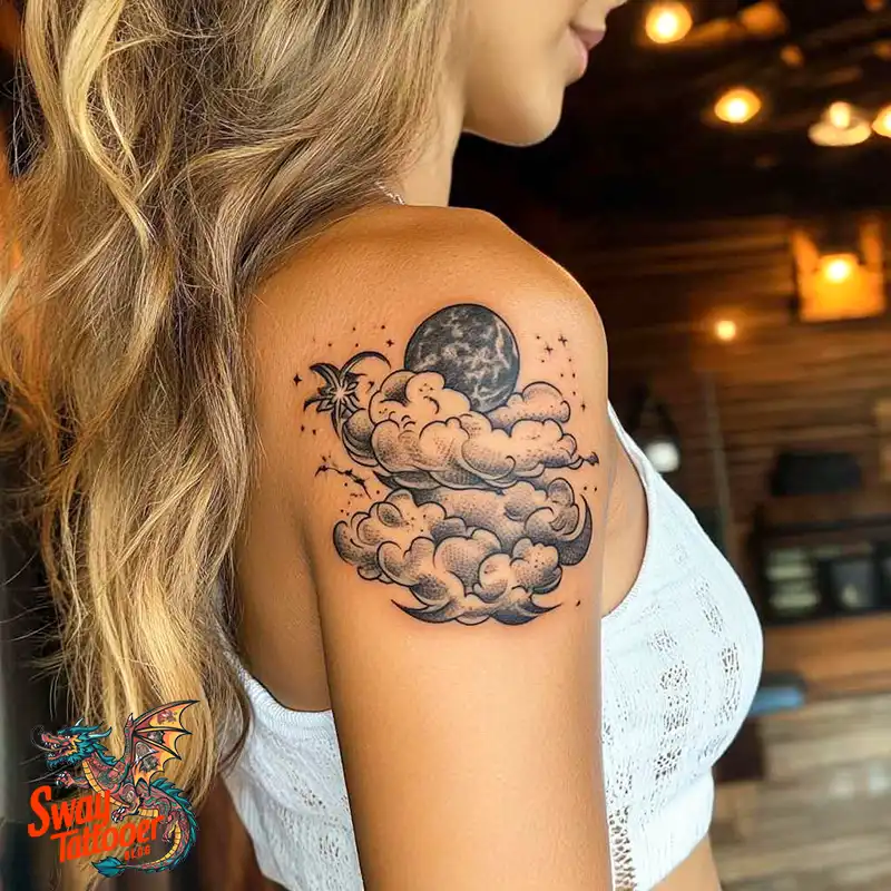 150 Cloud Tattoo Designs: Sky-Inspired Ink Ideas for You 19 cloud148