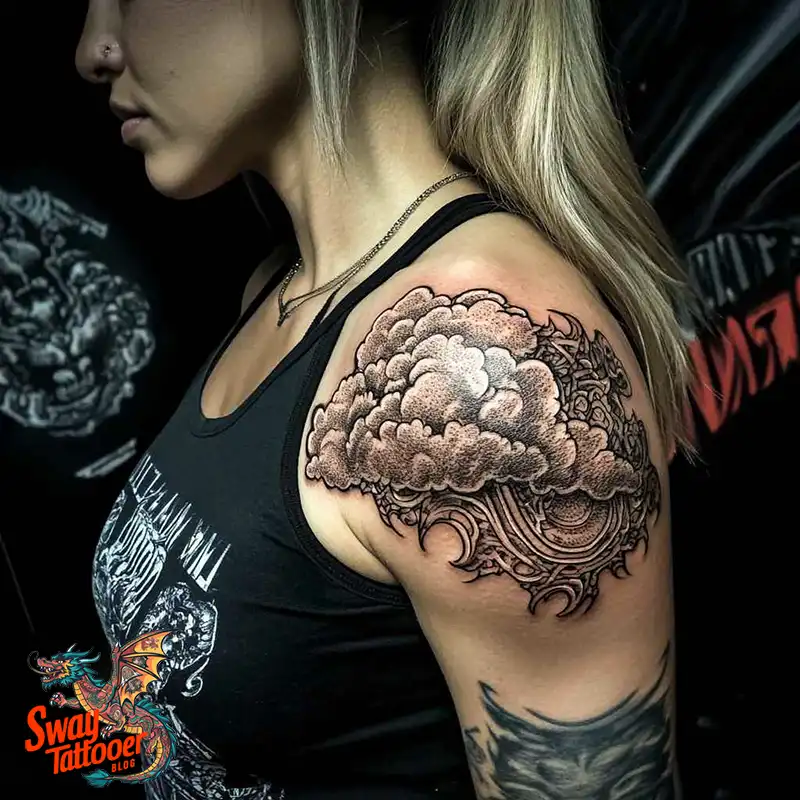 150 Cloud Tattoo Designs: Sky-Inspired Ink Ideas for You 9 cloud158