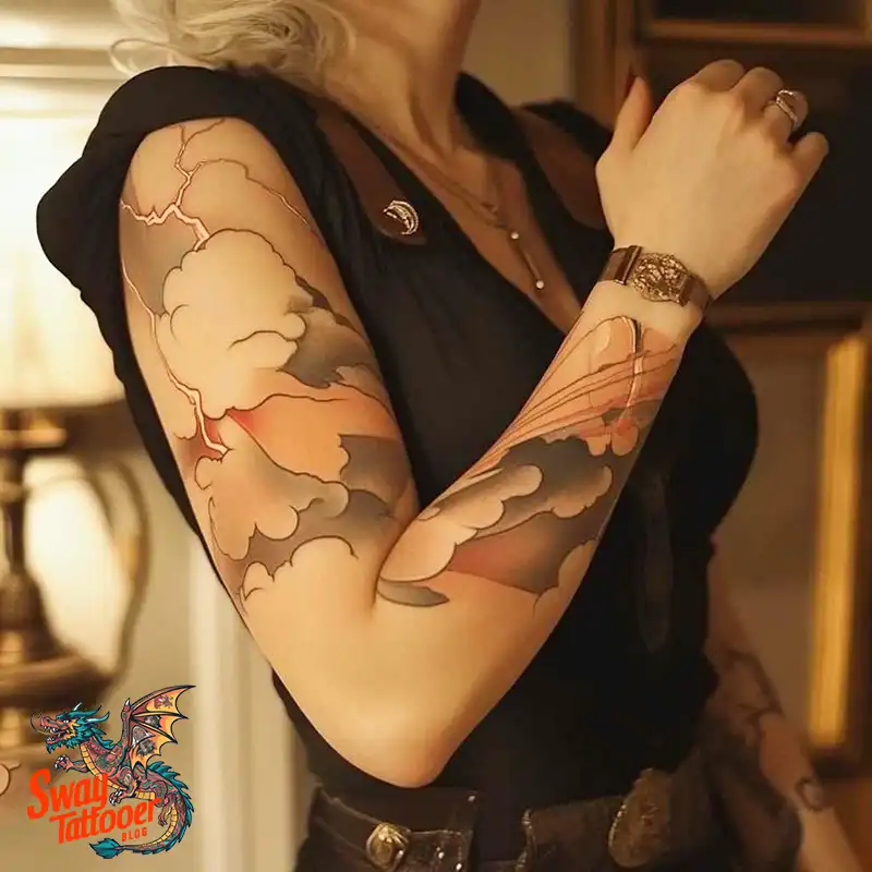 150 Cloud Tattoo Designs: Sky-Inspired Ink Ideas for You 109 Cloud Tattoo