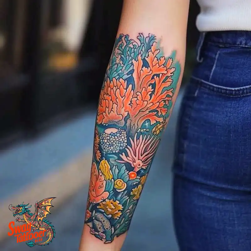 100 Coral Tattoo Designs – Ocean Magic Ink on Your Skin 102 Coral Tattoo