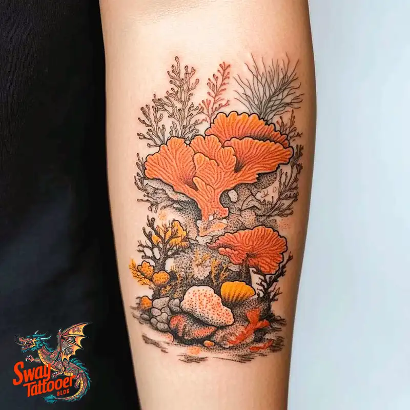 100 Coral Tattoo Designs – Ocean Magic Ink on Your Skin 90 Coral Tattoo